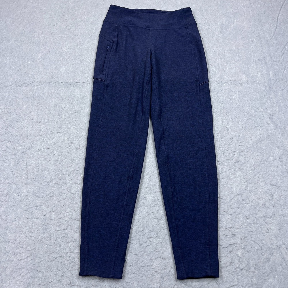 Lululemon Run On Jogger Women's 4 Blue Rulu Stretch Running Pants 28" W5ANPS
